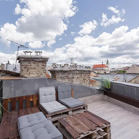 Apartment з оглядовою терасою на вулиця свободи 35 Lviv