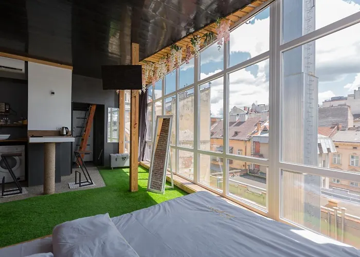 з оглядовою терасою на вулиця свободи 35 Appartement