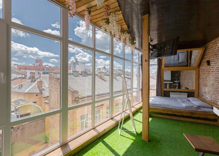 з оглядовою терасою на вулиця свободи 35 Appartement