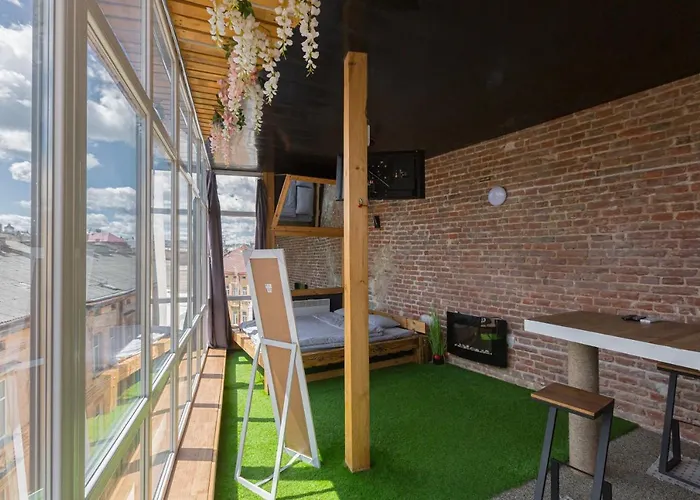 Appartement з оглядовою терасою на вулиця свободи 35 *