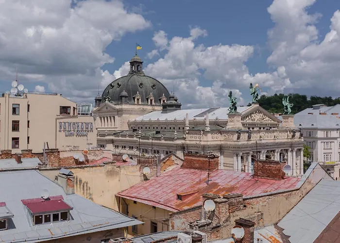 Appartement з оглядовою терасою на вулиця свободи 35 *